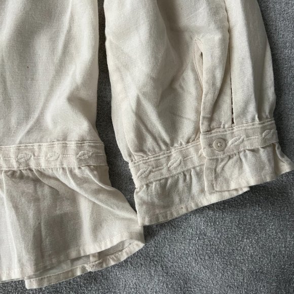 BA&SH White Embroidered Blouse - Picture 6 of 8